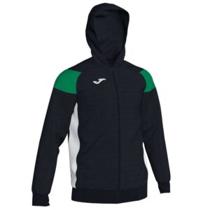 Joma Crew Iii Full Zip Sweatshirt Negro 12-14 Years Niño