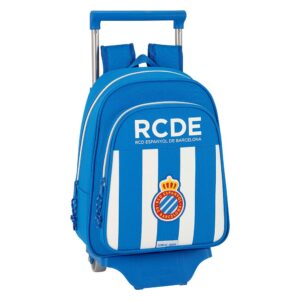 Safta Rcd Espanyol 8.9l Backpack Blanco,Azul