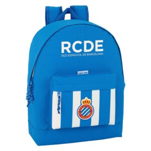 Safta Rcd Espanyol 21l Backpack Blanco,Azul