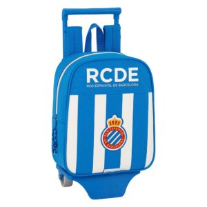 Safta Rcd Espanyol Mini 6l Backpack Blanco,Azul