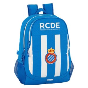 Safta Rcd Espanyol 22.5l Backpack Blanco,Azul