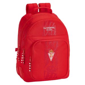 Safta Sporting Gijon Corporate Double 20.2l Backpack Rojo