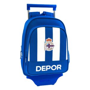 Safta Deportivo De La Coruña 8.9l Backpack Blanco,Azul