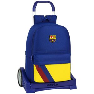 Safta Fc Barcelona Away 19/20 Backpack Amarillo,Azul