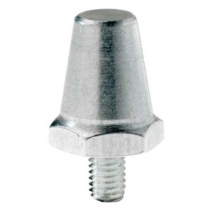 Uhlsport Aluminium Rugby League Replacement Studs100 Units Plateado 19 mm