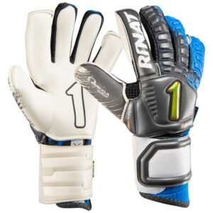 Rinat Egotiko Elemental Spine Pro Goalkeeper Gloves Azul,Gris 7