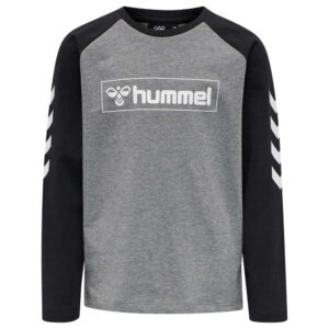 Hummel Box Long Sleeve T-shirt Gris 4 Years Niño