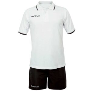 Givova Street Set Blanco,Negro L
