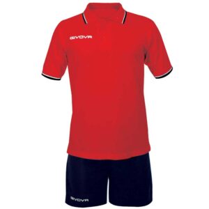 Givova Street Set Rojo,Azul M