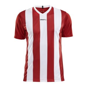 Craft Progress Stripe Short Sleeve T-shirt Rojo,Blanco L Hombre