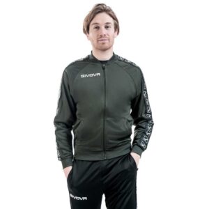 Givova College Band Jacket Verde 10-12 Years Niño