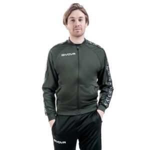 Givova College Band Jacket Verde L Hombre