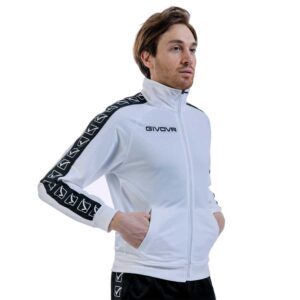 Givova Tricot Band Jacket Blanco 2XL Hombre