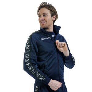 Givova Tricot Band Jacket Azul 8-10 Years Niño