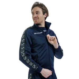 Givova Tricot Band Jacket Azul 4XL Hombre