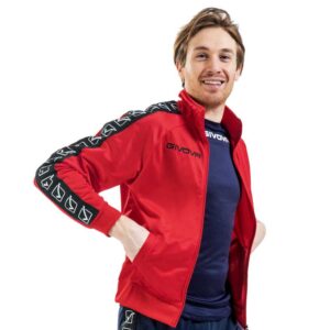 Givova Tricot Band Jacket Rojo L Hombre