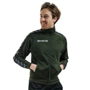 Givova Tricot Band Jacket Verde 8-10 Years Niño