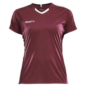 Craft Progress Contrast Short Sleeve T-shirt Rojo S Mujer