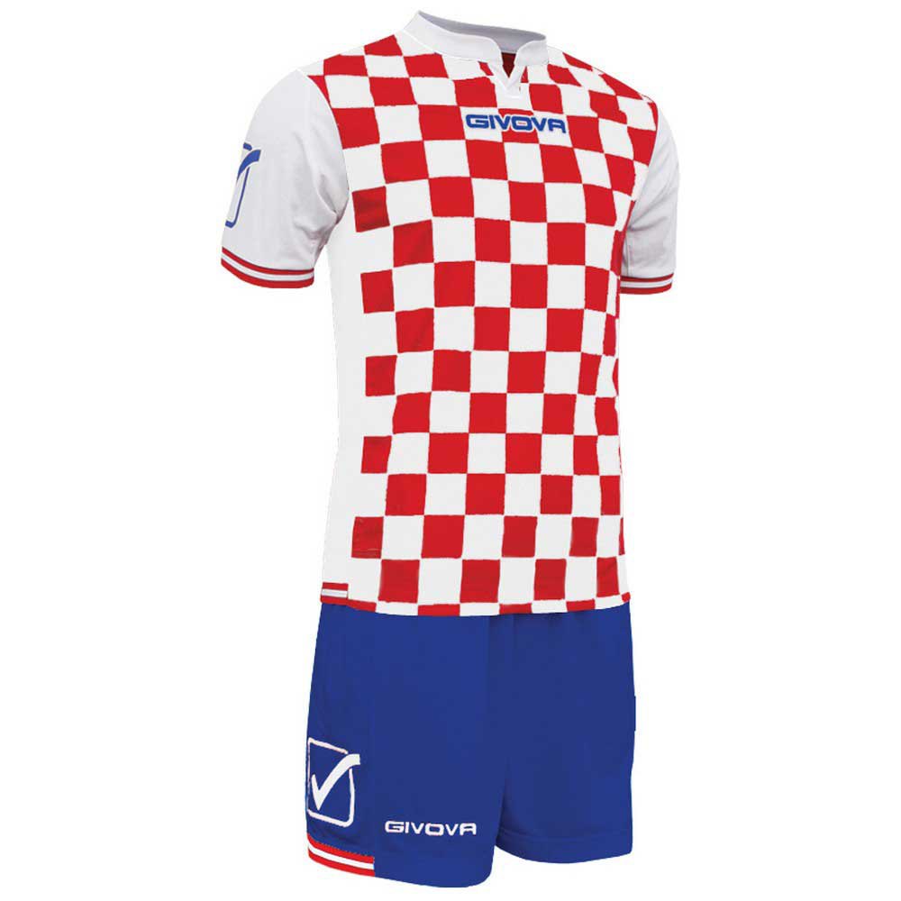 Givova Competition Set Rojo,Blanco,Azul L Hombre