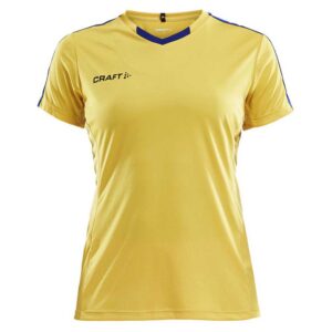 Craft Progress Contrast Short Sleeve T-shirt Amarillo XL Mujer