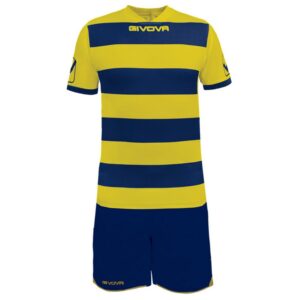 Givova Rugby Set Amarillo,Azul M Hombre