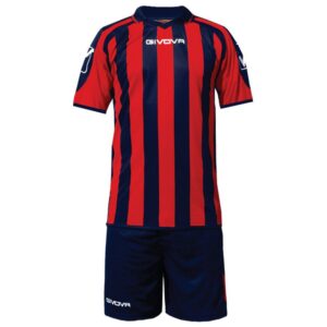 Givova Supporter Mc Set Rojo,Azul L