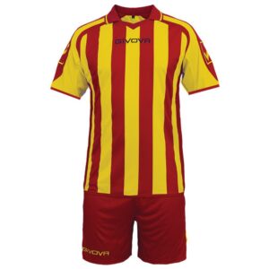 Givova Supporter Mc Set Amarillo,Rojo XL