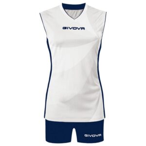 Givova Elica Set Blanco,Azul XL Mujer
