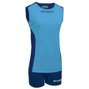 Givova Piper Set Azul M Mujer