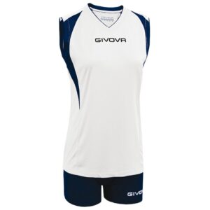 Givova Spike Set Blanco,Azul XL Mujer