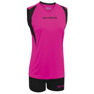 Givova Spike Set Negro,Rosa S Mujer