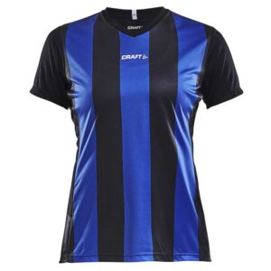 Craft Progress Stripe Short Sleeve T-shirt Azul,Negro XL Mujer