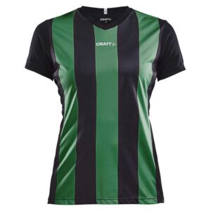 Craft Progress Stripe Short Sleeve T-shirt Rojo,Negro 2XL Mujer