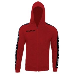 Givova Band Full Zip Sweatshirt Rojo L Hombre