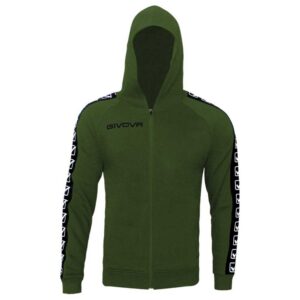 Givova Band Full Zip Sweatshirt Verde S Hombre