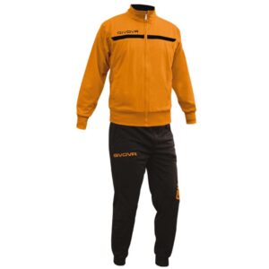 Givova One Track Suit Naranja,Negro M Hombre