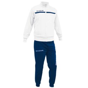 Givova One Track Suit Blanco,Azul 6-8 Years Hombre