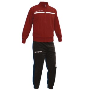 Givova One Track Suit Rojo,Negro L Hombre