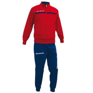 Givova One Track Suit Rojo,Azul S Hombre