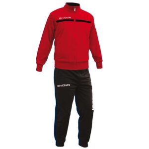 Givova One Track Suit Rojo,Negro 3XL Hombre