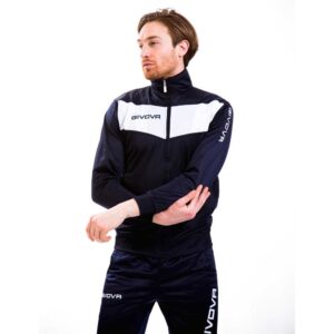 Givova Visa Track Suit Blanco,Azul 4XL Hombre