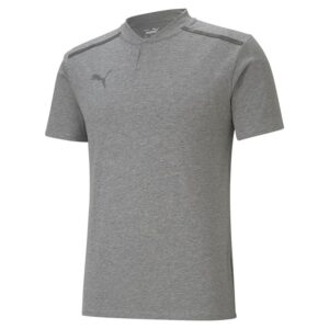 Puma Teamcup Casuals Short Sleeve Polo Gris L Hombre