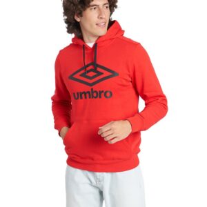 Umbro Large Logo Half Zip Sweatshirt Rojo XS Hombre