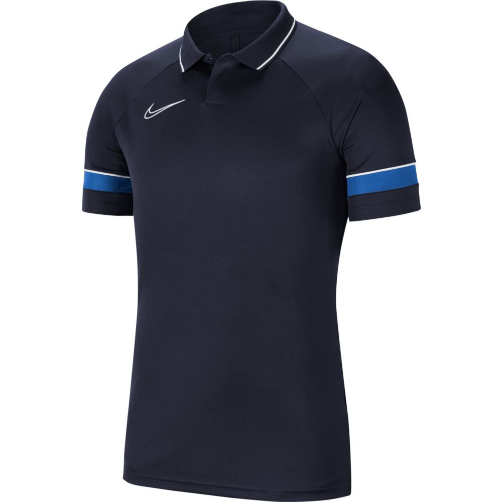 Nike Dri Fit Academy Short Sleeve Polo Azul S Hombre