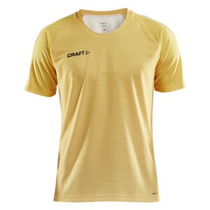 Craft Pro Control Stripe Short Sleeve T-shirt Amarillo L Hombre