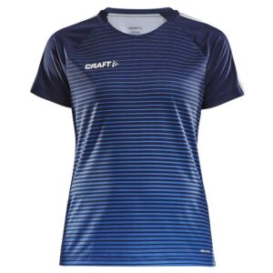 Craft Pro Control Stripe Short Sleeve T-shirt Azul S Mujer
