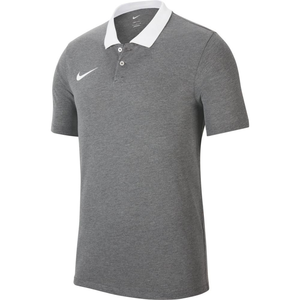 Nike Dri Fit Park Short Sleeve Polo Gris S Hombre