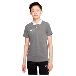 Nike Dri Fit Park Short Sleeve Polo Gris 9 Years Niño