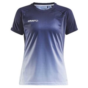 Craft Pro Control Fade Short Sleeve T-shirt Blanco,Azul M Mujer
