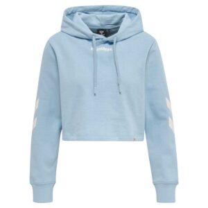 Hummel Legacy Cropped Hoodie Azul M Mujer